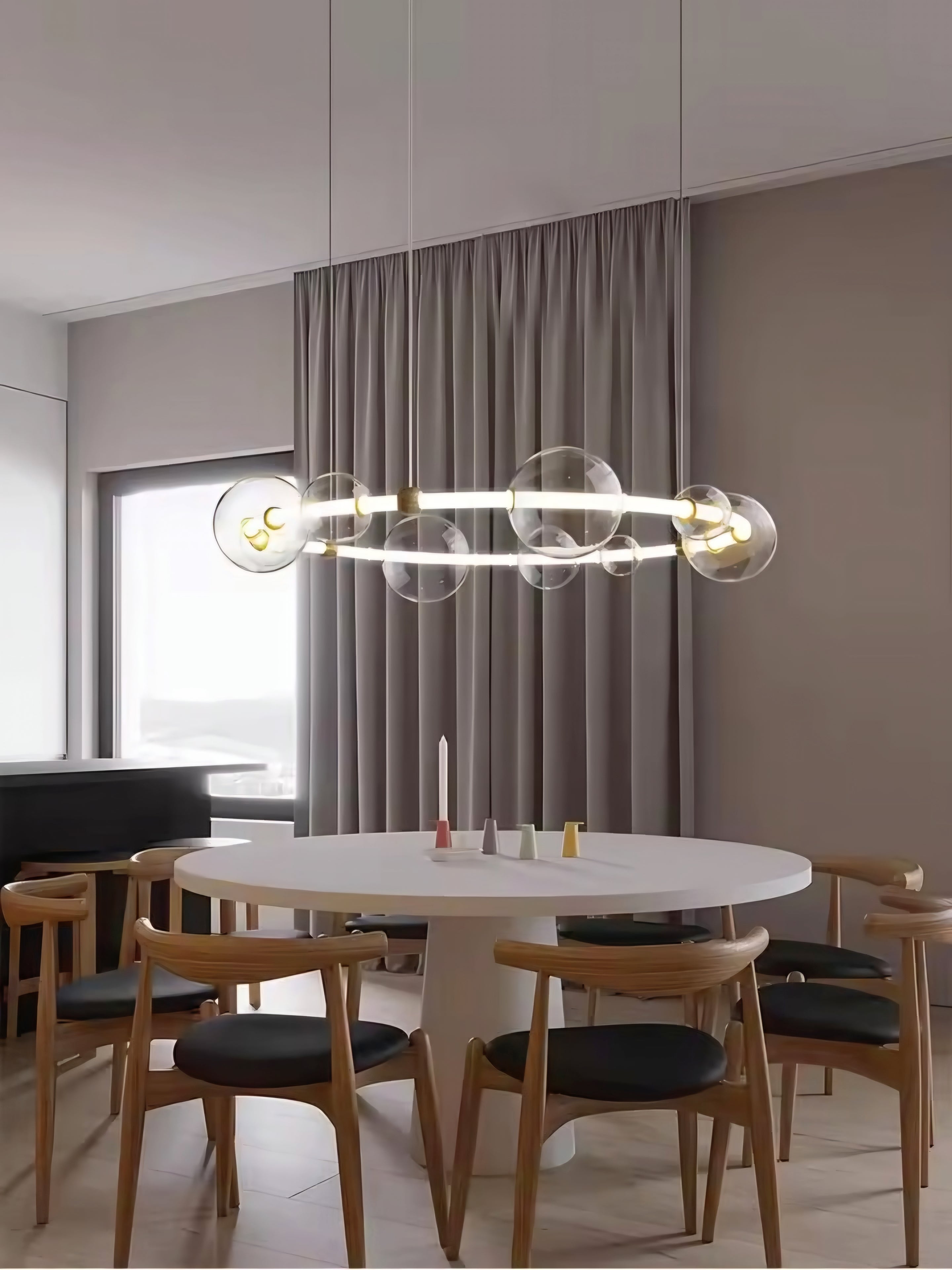 Modern Bubble Ball Circle Pendant Light – D850mm