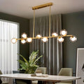 Modern Linear Sputnik Chandelier – Gold (1100mm)