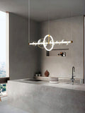 5 Glass Puppet Pendant Chandelier - L1200mm