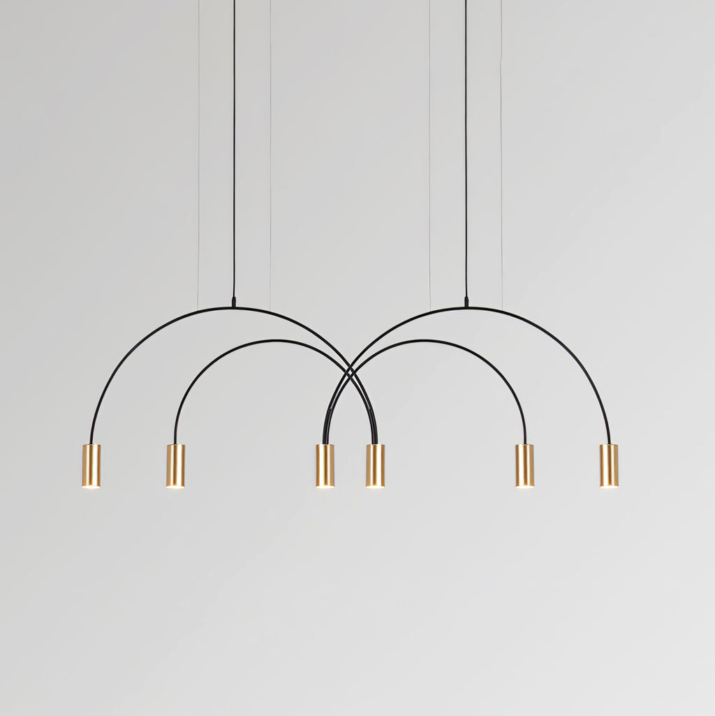 Arcs Pendant Light – 6 Heads (L1500mm)