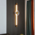 Parallel Poetry Glass LED Wall Light – 600mm (Art No F5149GD)