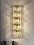 Modern Luxury Crystal Wall Sconce – Gold (K9 Crystal)