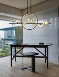 Zenta Series Nordic Modern LED Glass Bubble Chandelier – (7 Glass | LED + G9 Bulb)