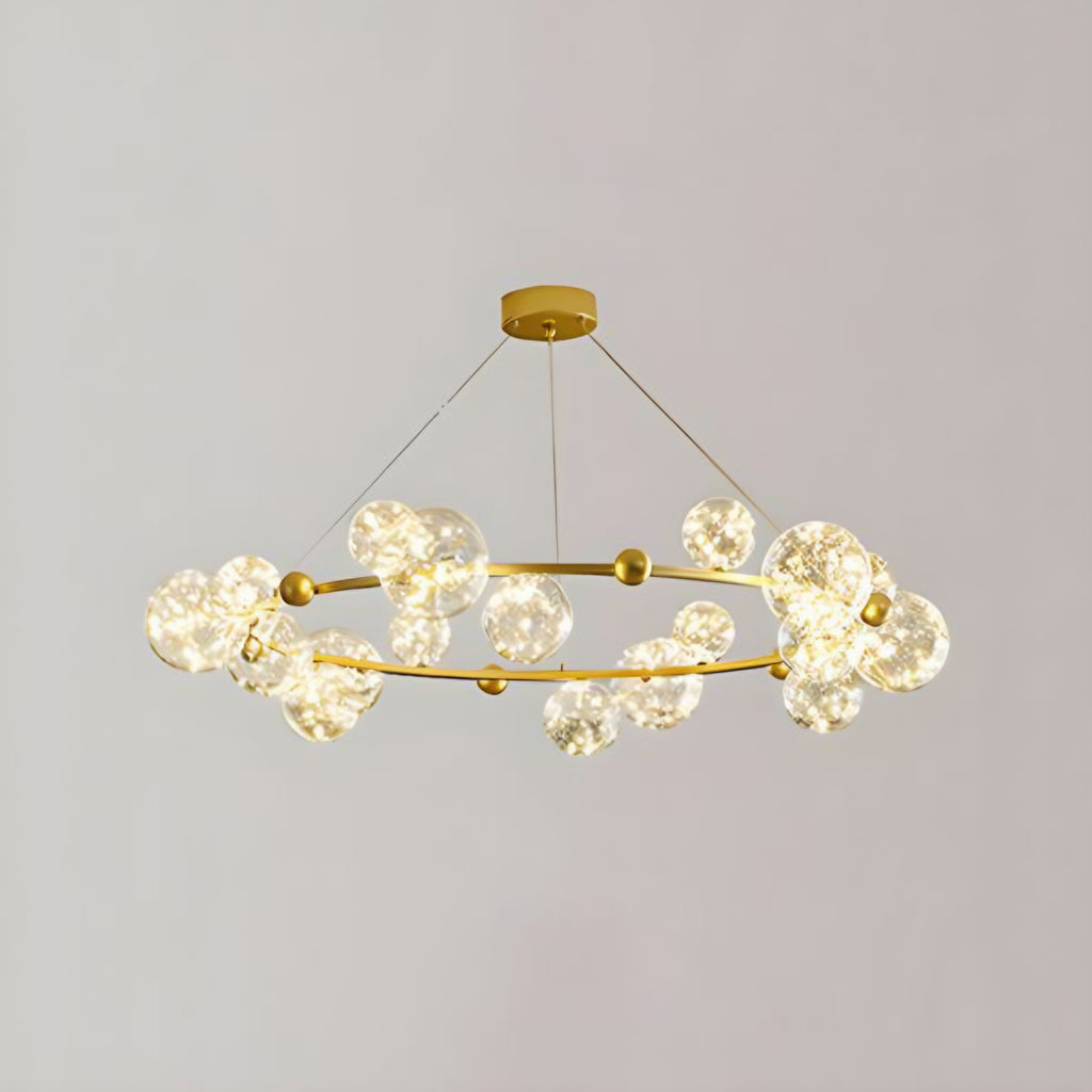 Starry Ball LED Round Chandelier