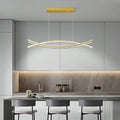 Wishbone Minimalist LED Chandelier – Gold (L1200mm)