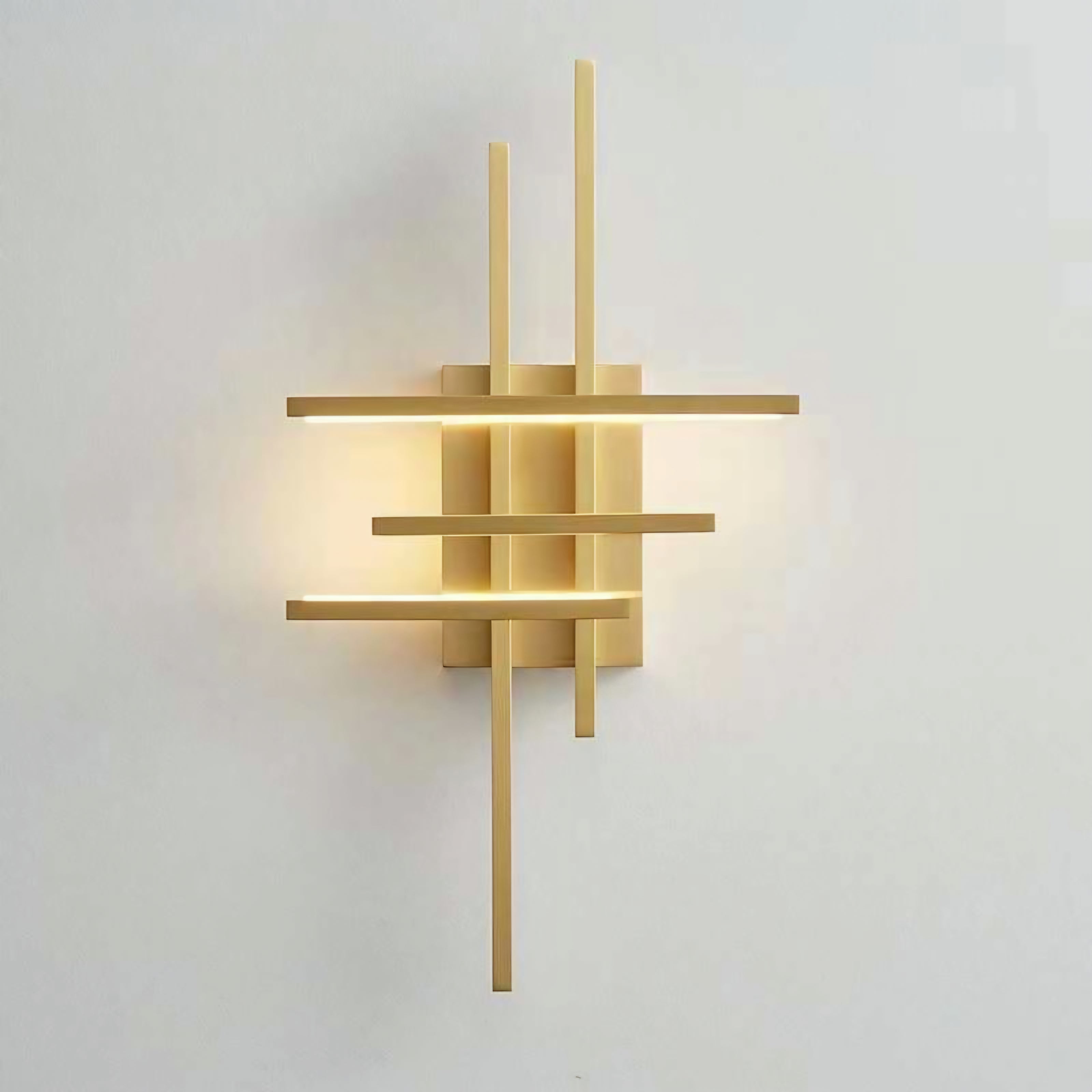 NUHSLF 55cm Linear Wall Light – Brushed Gold