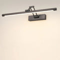 Modern Minimalist LED Wall Light - 57cm Black Finish (3 Color Modes)