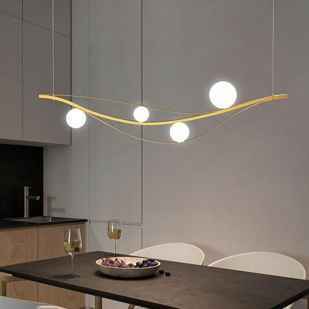 Abella 4 Balls Pendant Light - L1200m