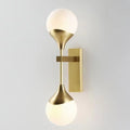 Augustus Double Opal Globe Wall Sconce – 325 (GD)