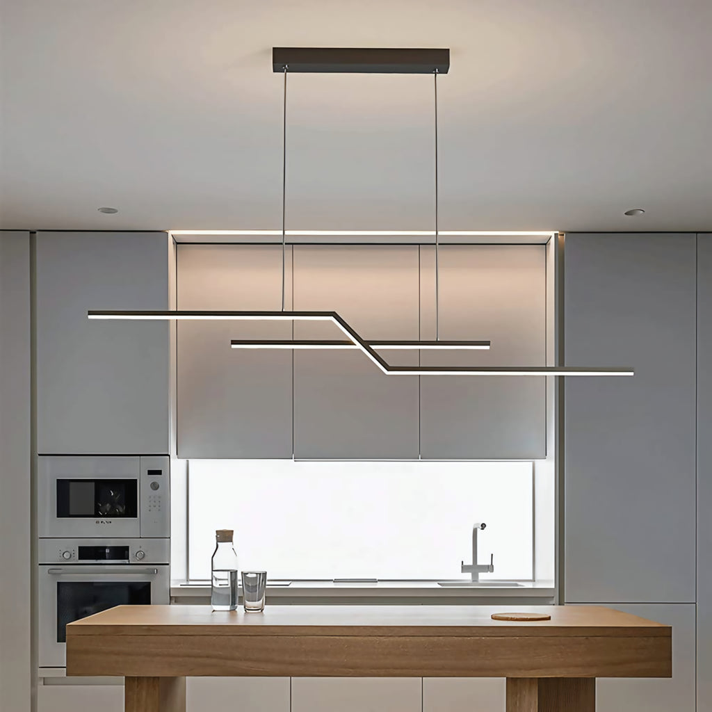 Parallel Fold Linear Pendant Light - L900mm