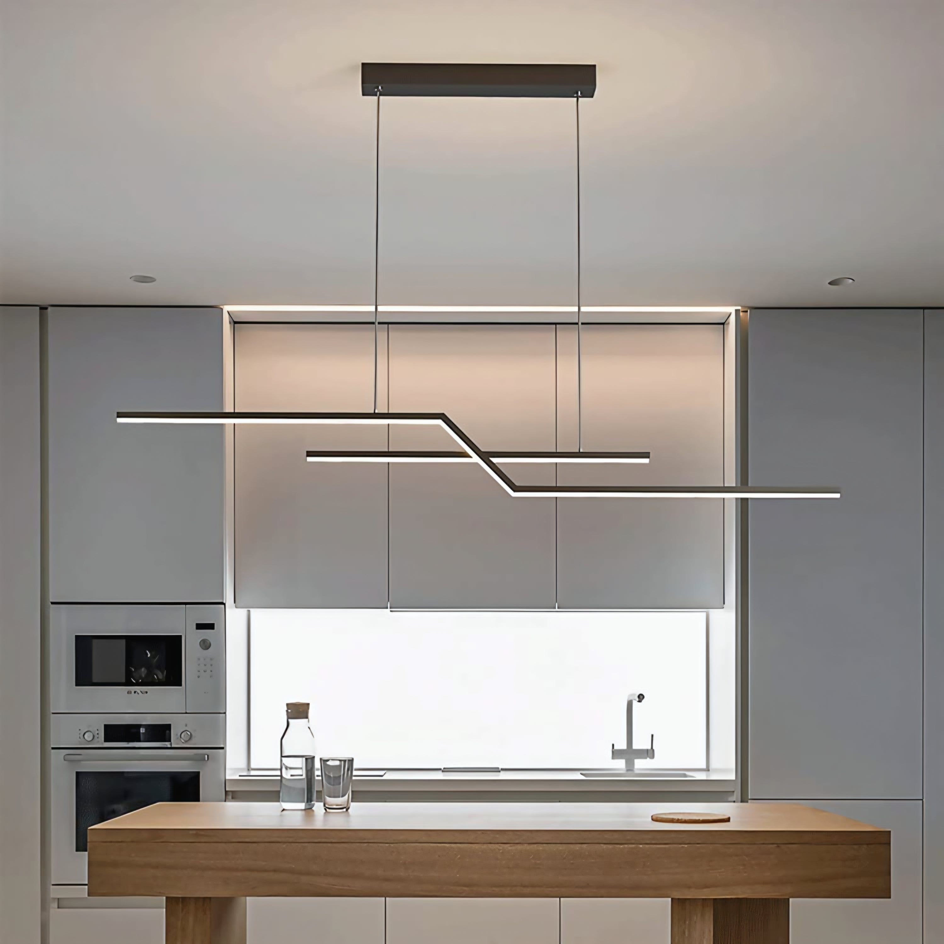 Parallel Fold Linear Pendant Light - L900mm