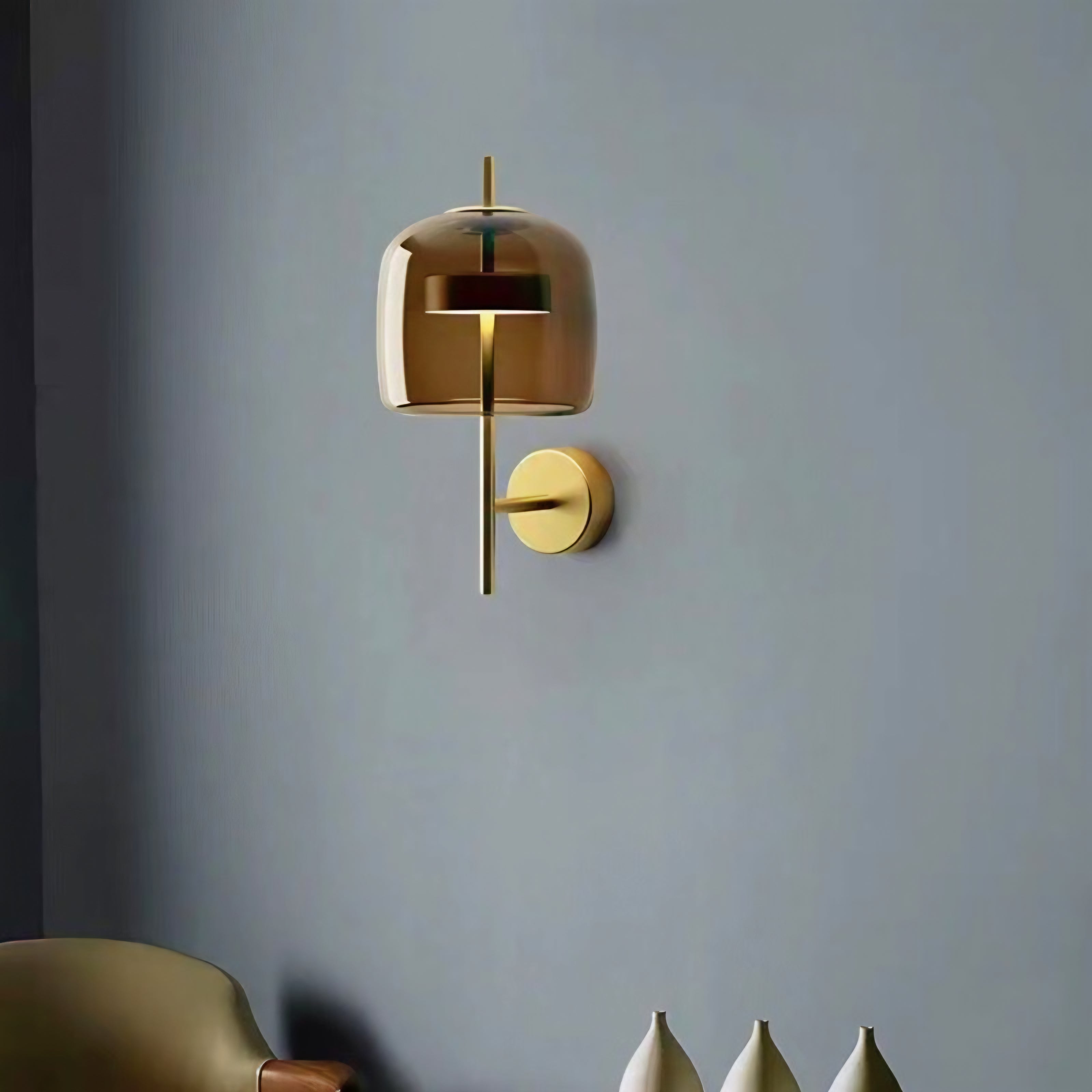 Vistosi Jube AP S LED Wall Light – Gold (Rafael / Designer Style)