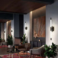60cm Black LED Linear Wall Sconce – F1389‑600 BK