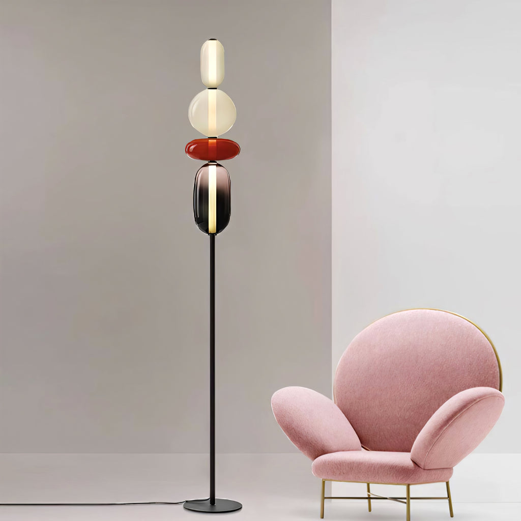 Pebbles Large Minimalist LED Floor Lamp