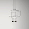 Minimalist Vibia Wire Flow Chandelier – 8 Heads