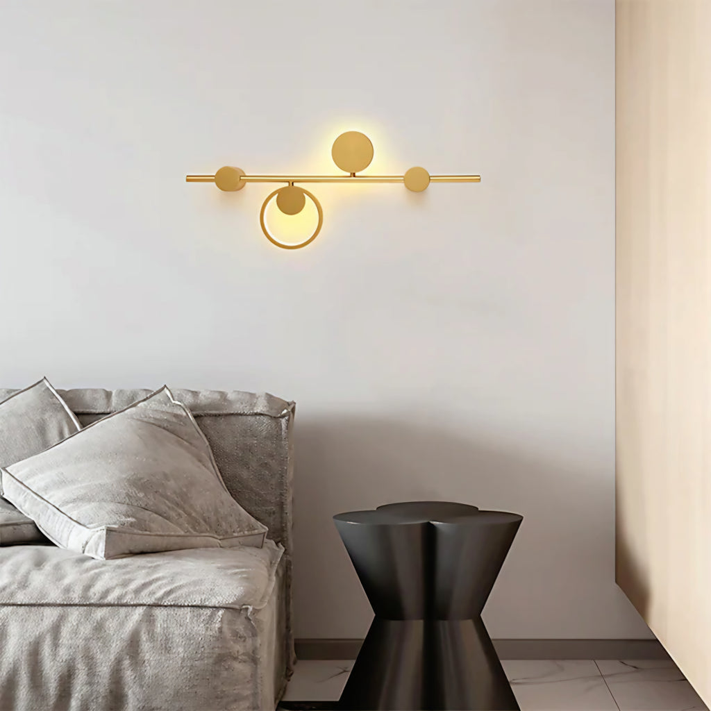 Modern Creative Gold LED Wall Lamp - F1635 GD