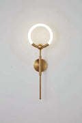 Modern Gold Ring LED Wall Sconce (Arisha Style) - 331 GD