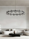 Luxury LED Nordic Round Chandelier – 1000mm