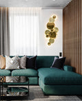 Golden Family Modern Luxury Gold LED Wall Sconce – 216‑1000mm