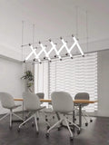 5/10-Light Tube Geometric Long Designer LED Island Pendant Light – 10 Light (L1500mm)