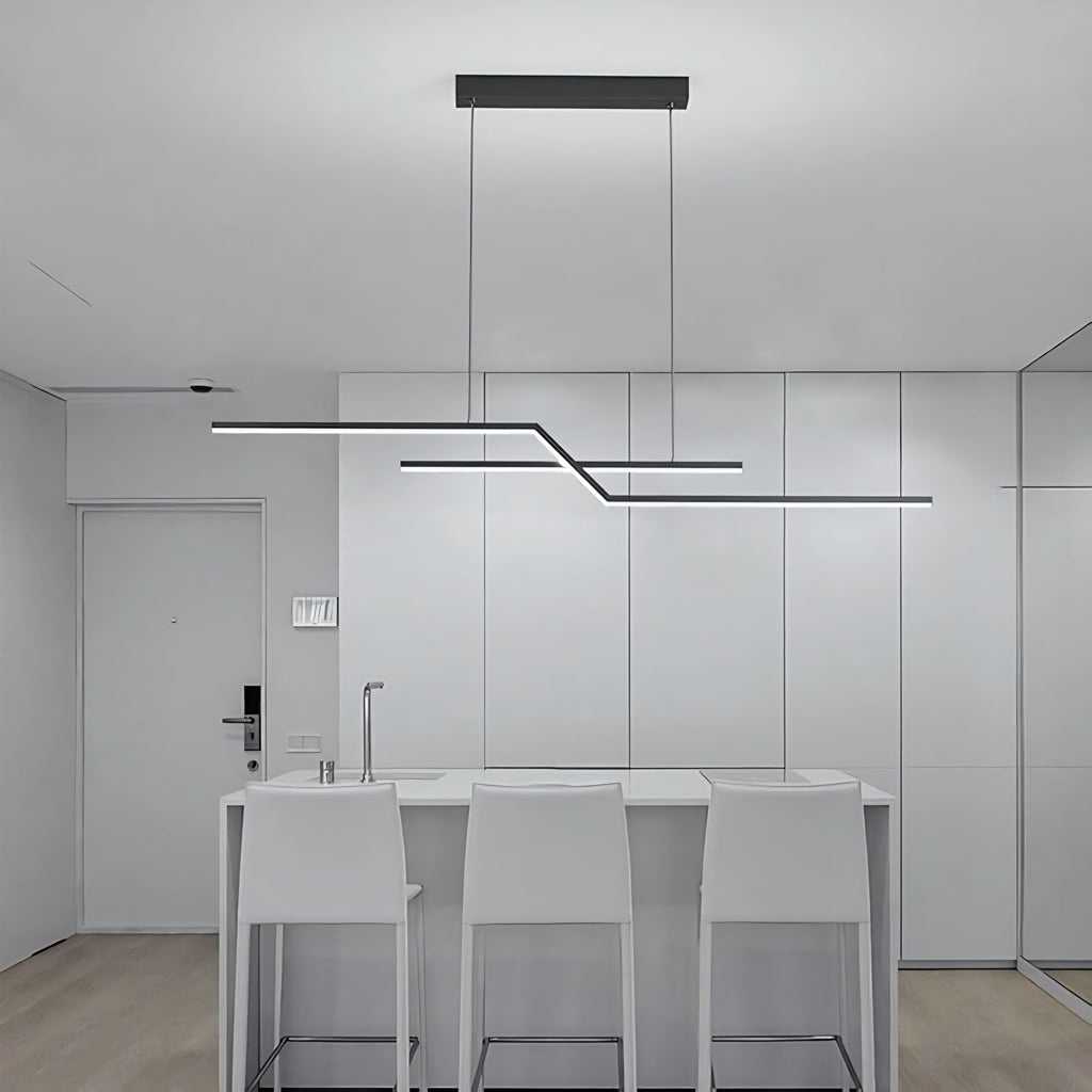 Parallel Fold Linear Pendant Light - L900mm