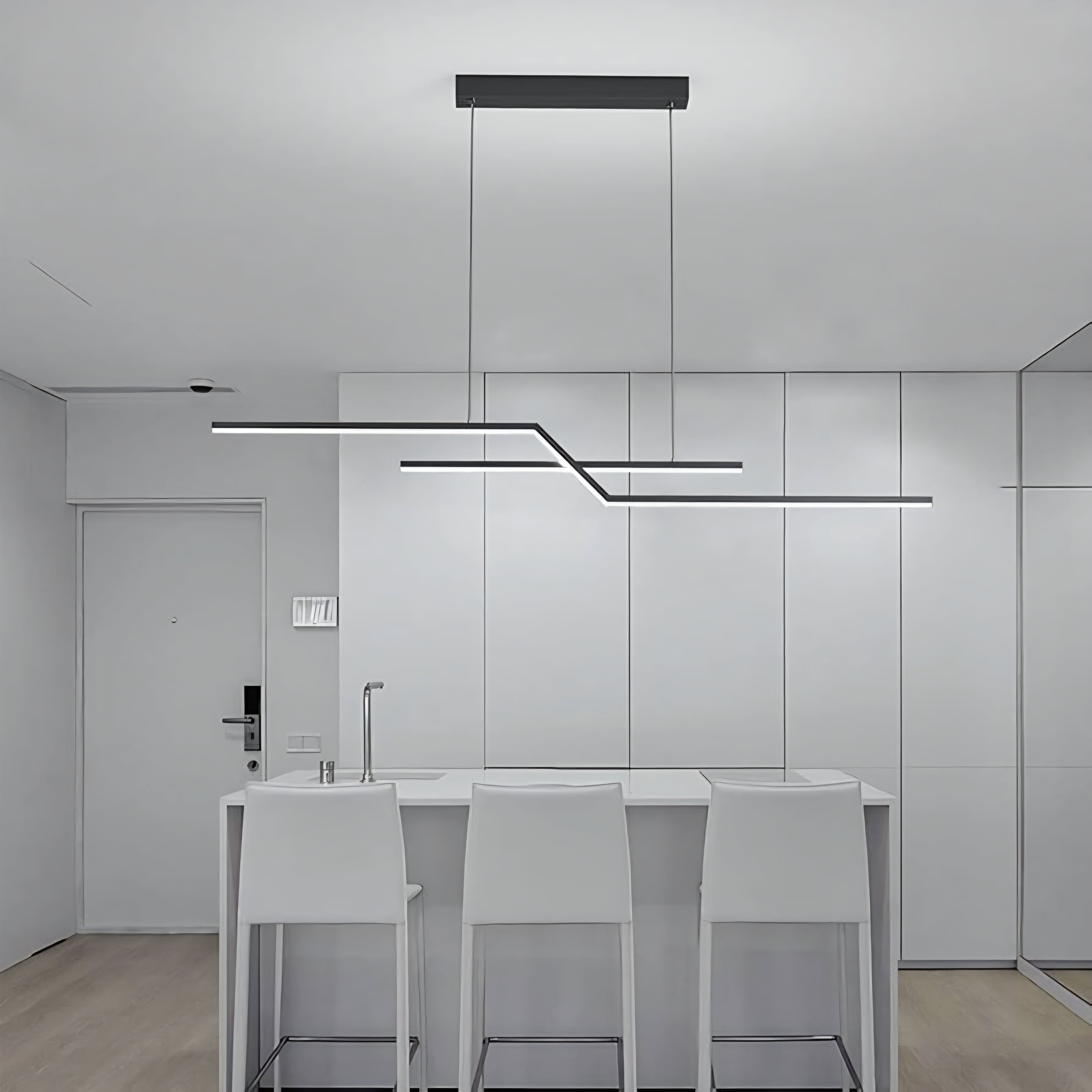 Parallel Fold Linear Pendant Light - L900mm