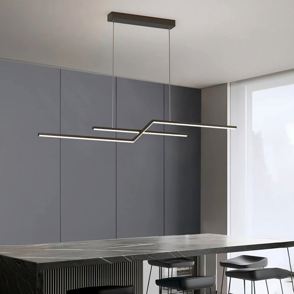 Parallel Fold Linear Pendant Light - L900mm