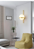 Modern Minimalist Glass Globe Wall Sconce – 326 (GD)