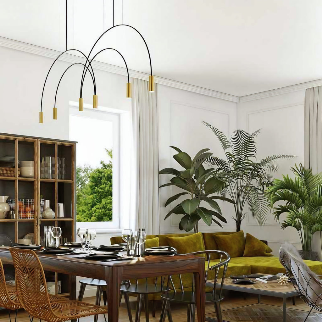 Arcs Pendant Light – 6 Heads (L1500mm)